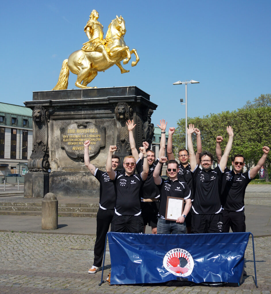 1. Herrenmannschaft, TTV Dresden, Tischtennis in Dresden